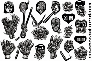 Forever suspicious hammer tattoo idea
