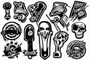 Forever suspicious hammer tattoo idea