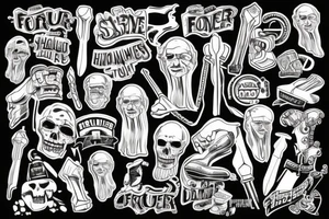 Forever suspicious hammer tattoo idea