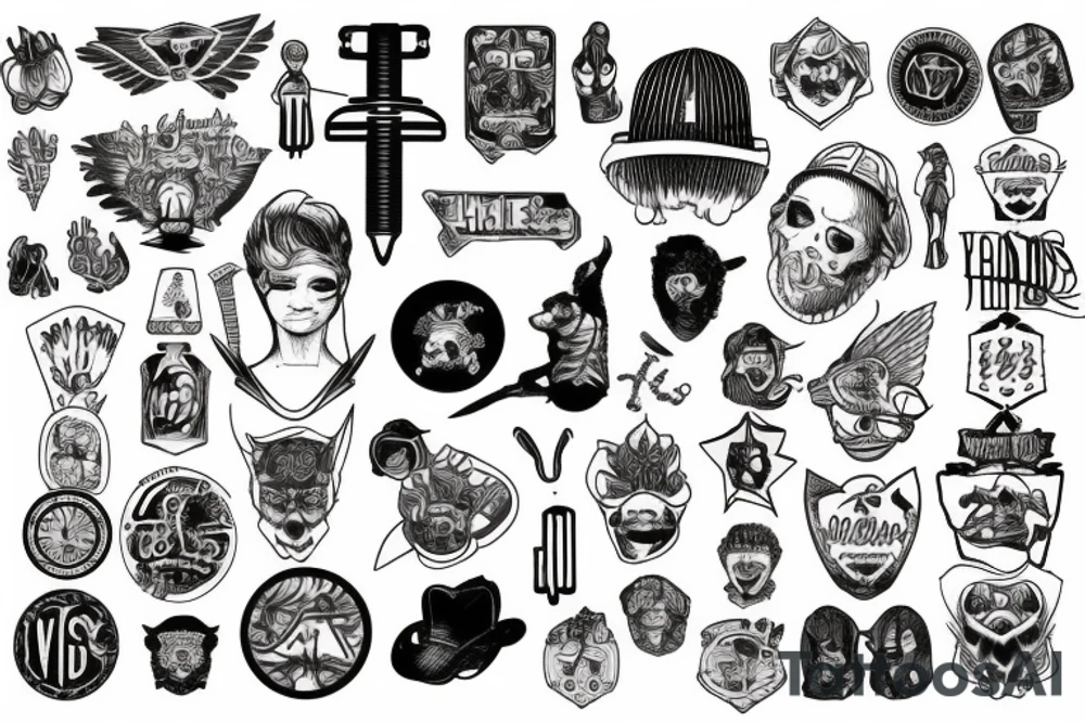 Us and them tattoo idea