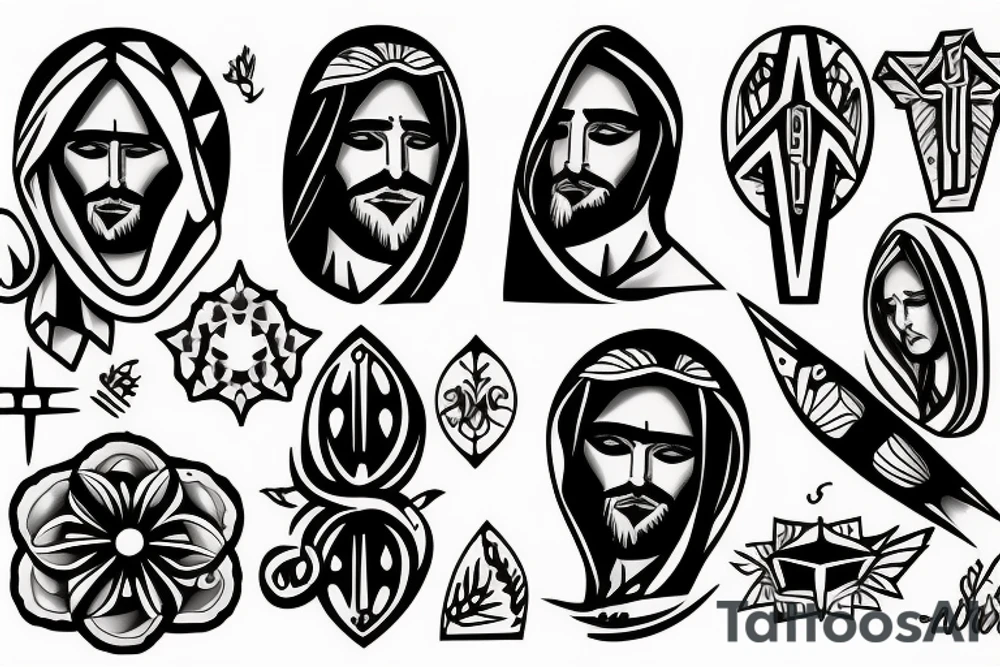 Jesus tattoo idea