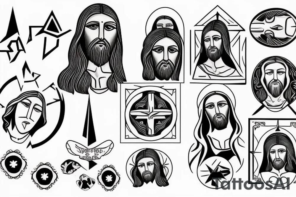 Jesus tattoo idea