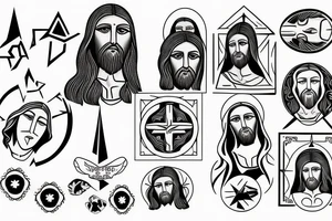 Jesus tattoo idea