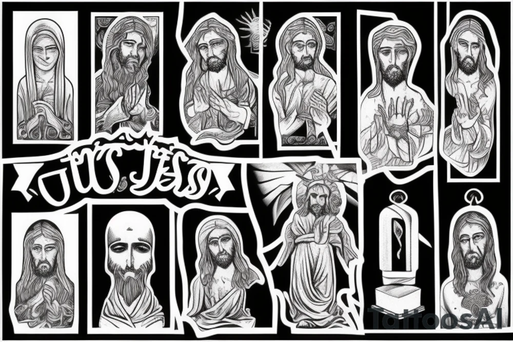 Jesus tattoo idea