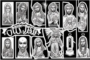 Jesus tattoo idea