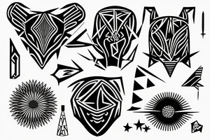 African decent born in Dallas Texas tattoo idea