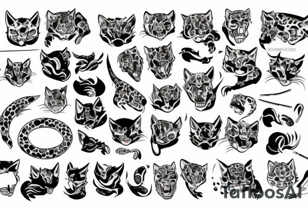 Jaguar tattoo idea