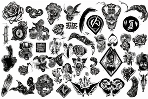 Symbol to bring intense luck tattoo idea