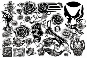 Symbol to bring intense luck tattoo idea
