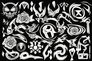 Symbol to bring intense luck tattoo idea