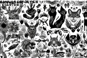 Animals tattoo idea