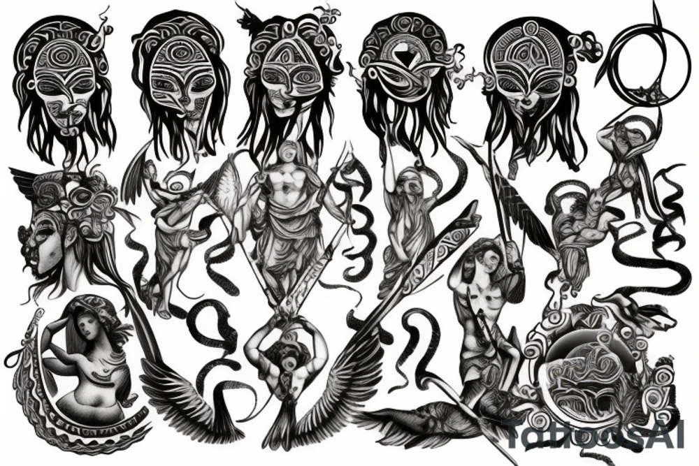 Greek mythology tattoo idea
