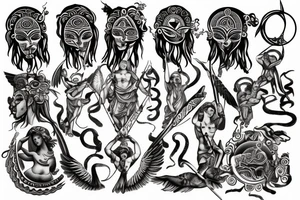 Greek mythology tattoo idea