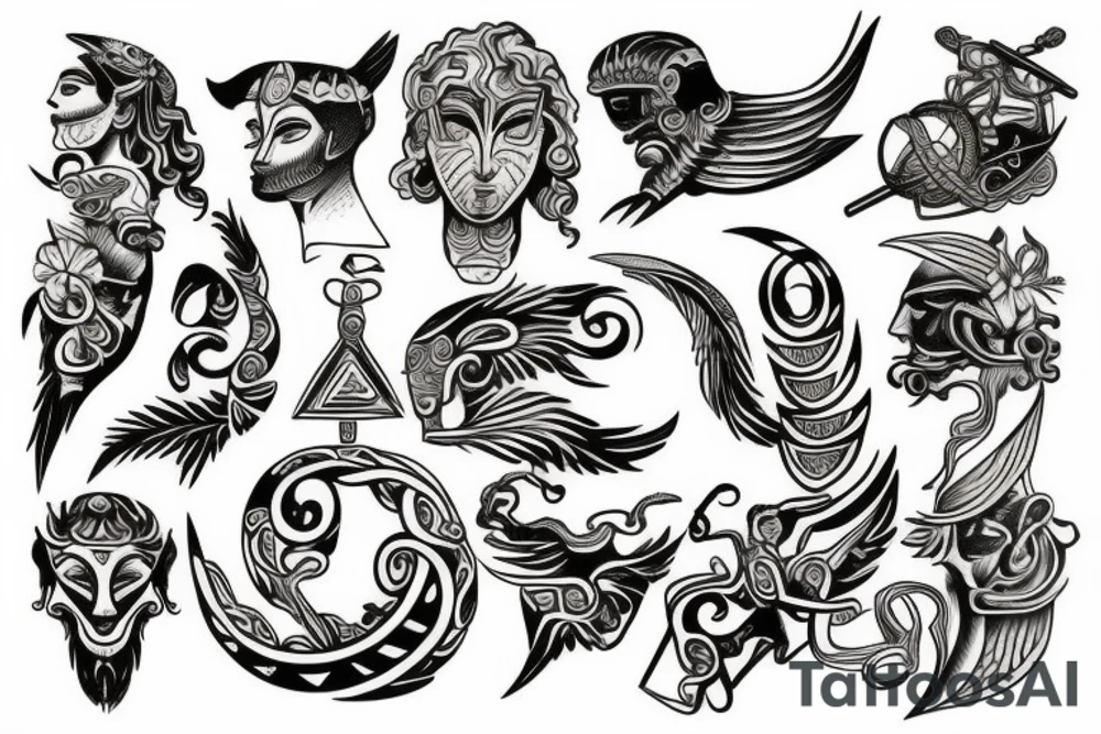 Greek mythology tattoo idea