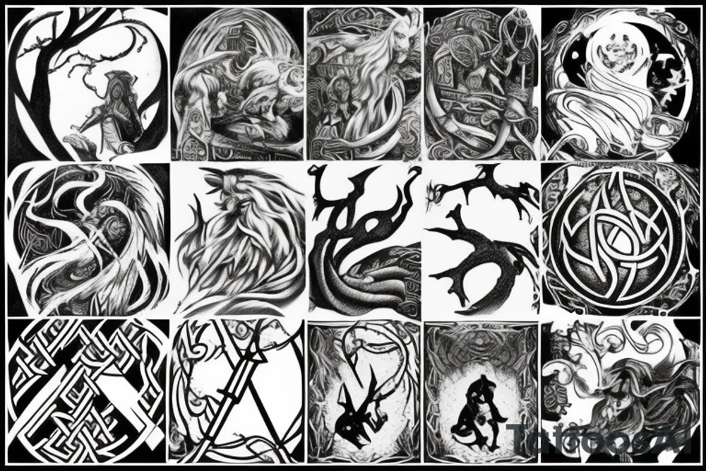 Norse mythology tattoo idea