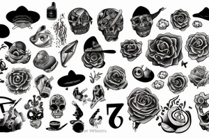 The number 7 tattoo idea