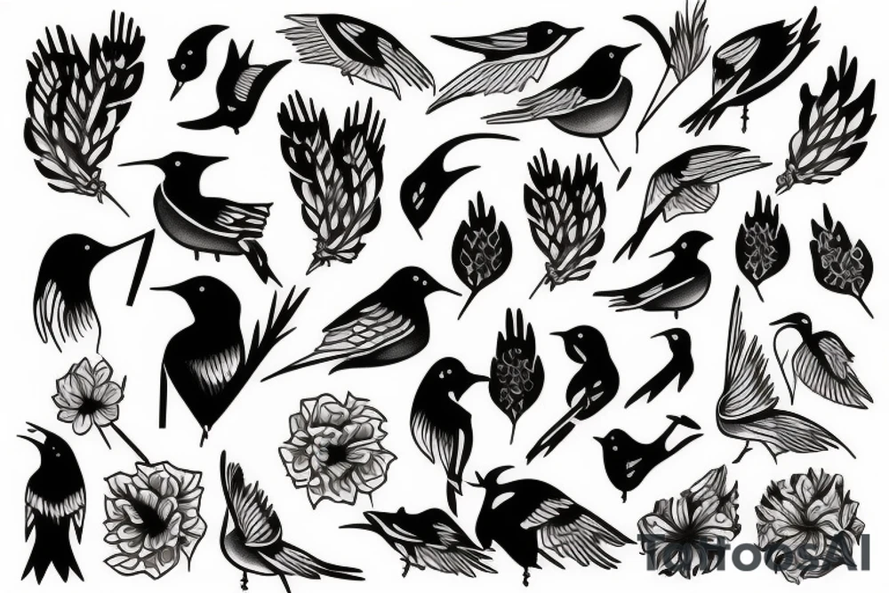 canary tattoo idea