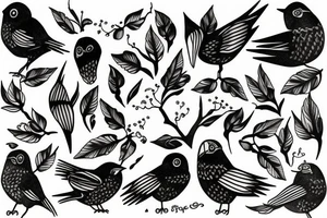 canary tattoo idea