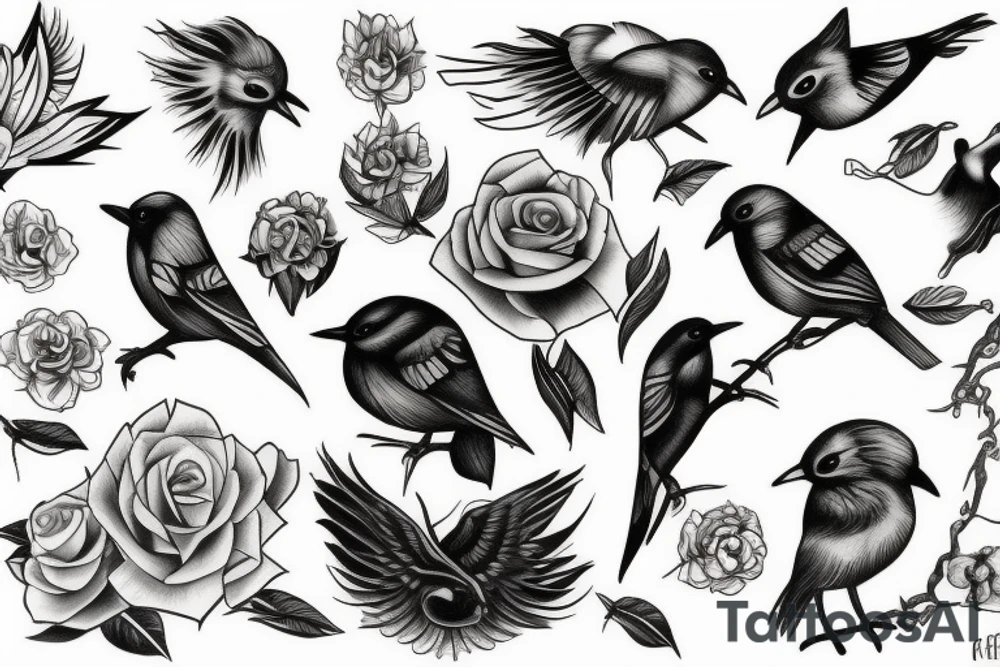 canary tattoo idea