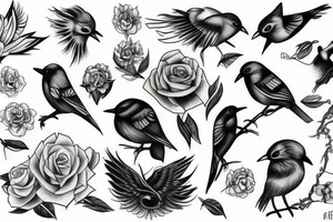 canary tattoo idea