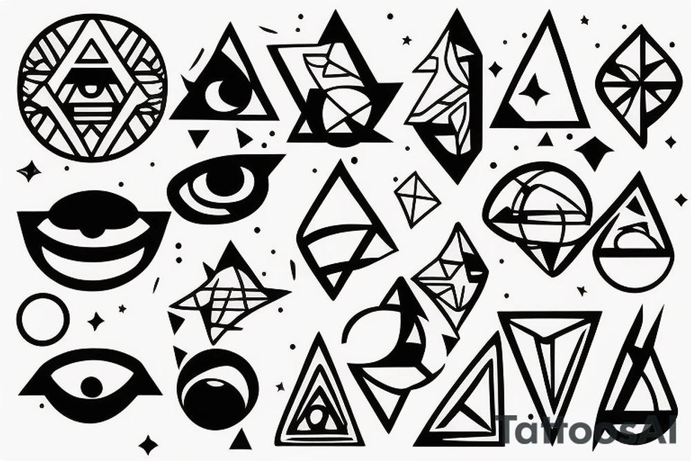 Planet coming out of broken head tattoo idea