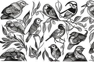canary line tattoo idea