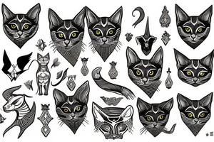Bastet tattoo idea