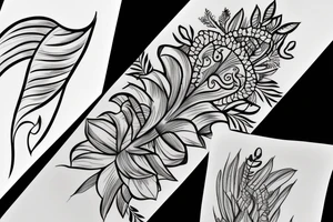 male hand softly holding a white lilly tattoo idea