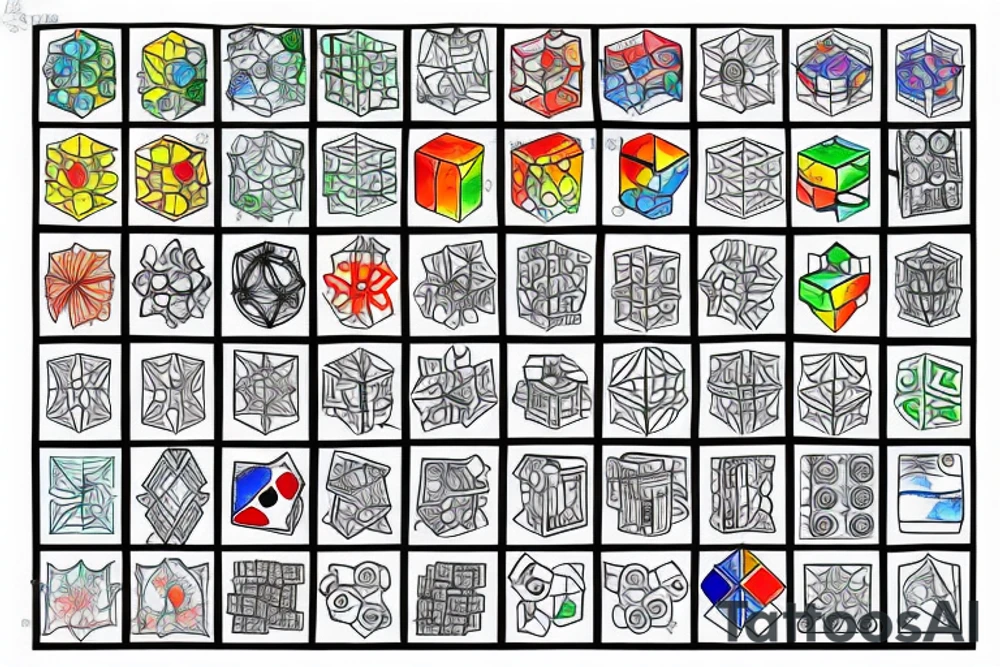 Rubik's Cube
Chemical Engineering
Water Element
Number 23 tattoo idea