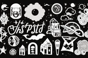 Past she was haunted the future is laced. Train, Clouds, Night sky tattoo idea