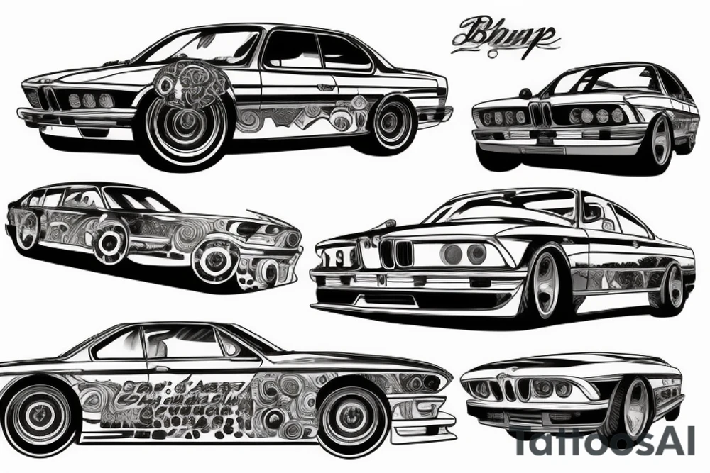 Bmw car tattoo idea