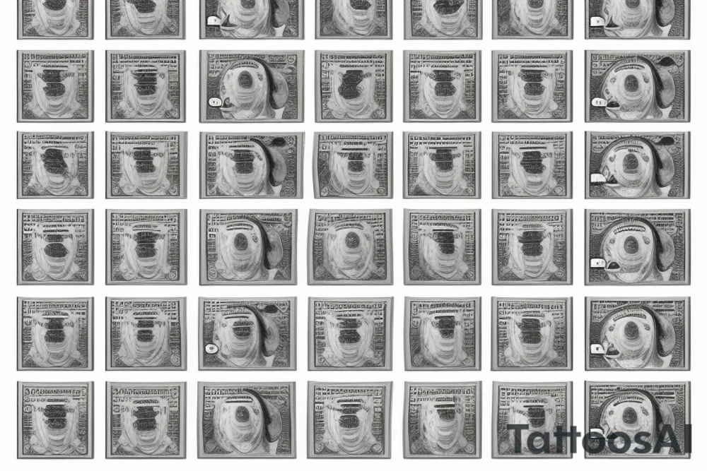 $100 bill tattoo idea
