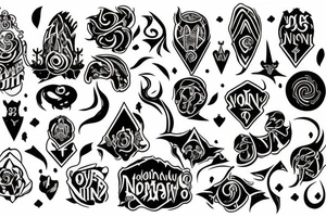 Odyn na jednorożcu tattoo idea