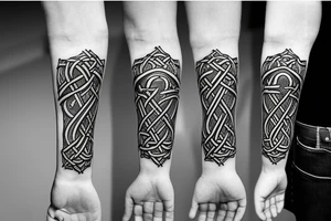 Norse forearm bands with runes
Lord of the rings inspired images
Celtic knotwork tattoo idea