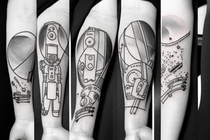 Astronaut tattoo idea