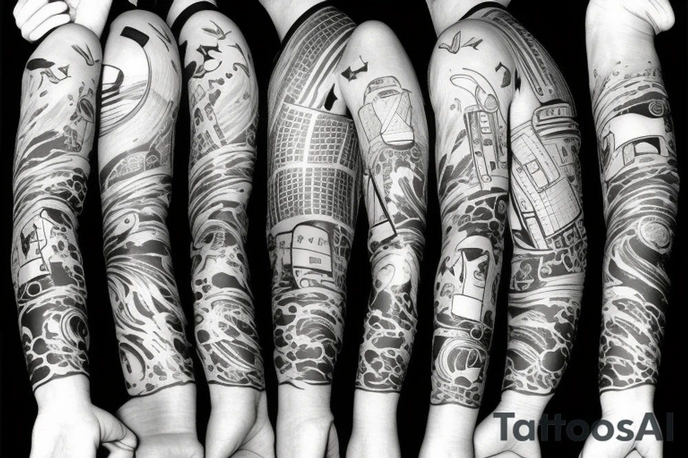 Astronaut tattoo idea