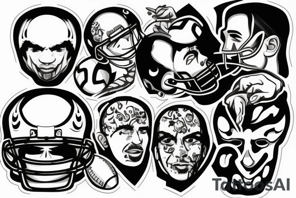 Football tattoo idea