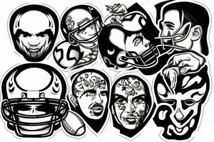 Football tattoo idea
