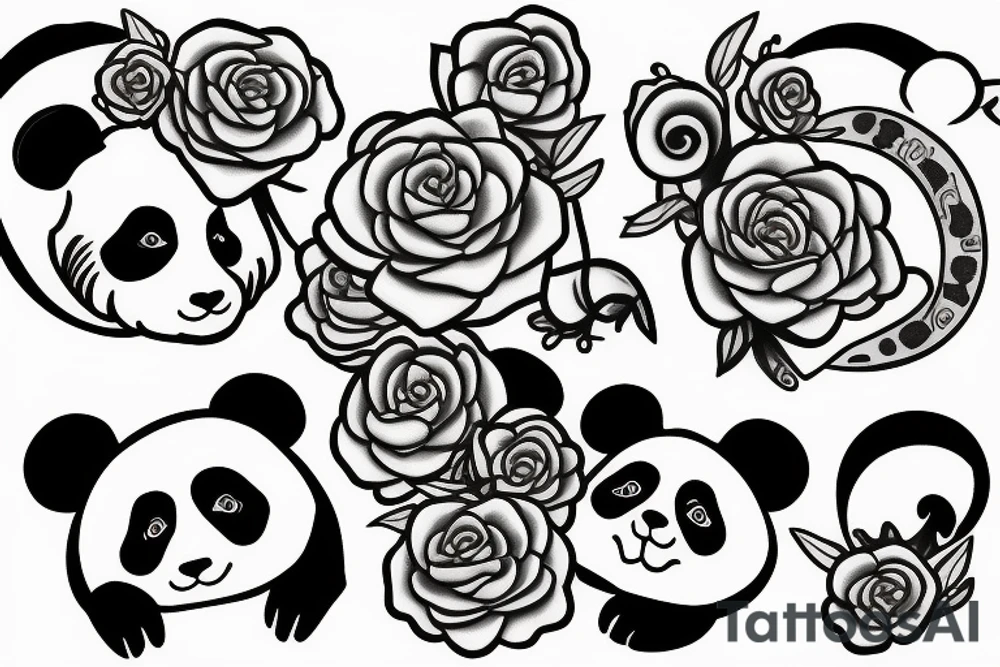 panda tattoo idea