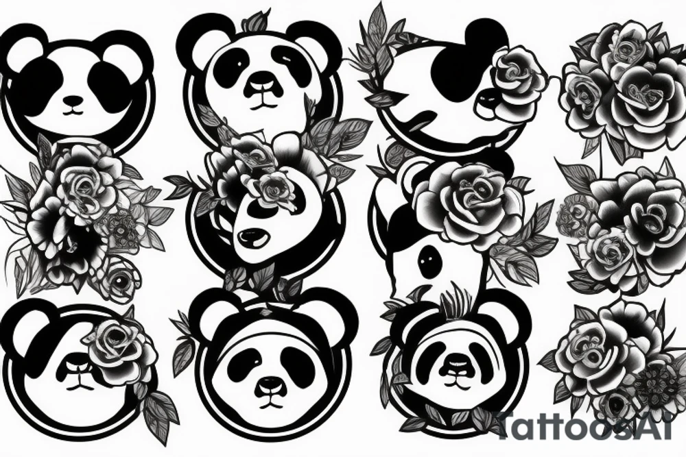 panda tattoo idea