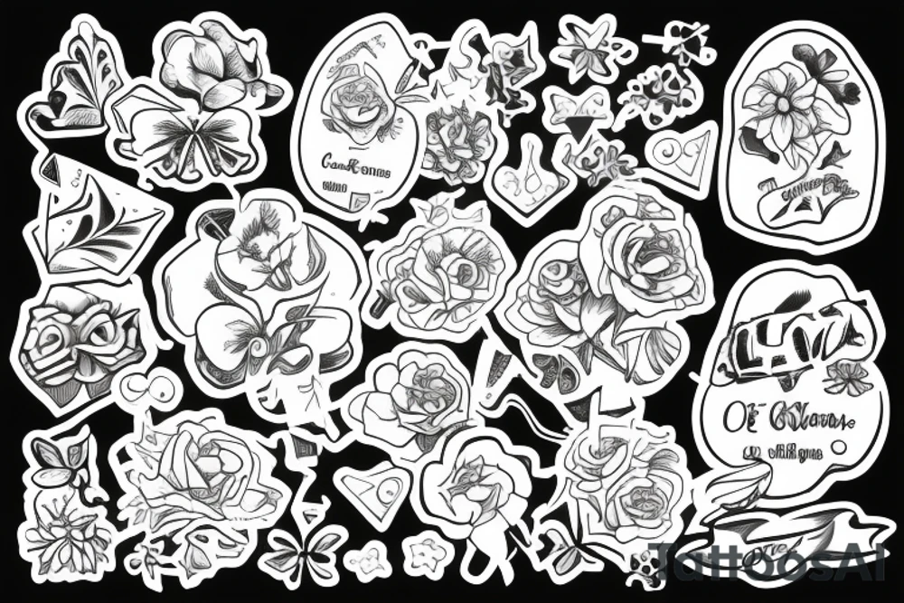 clover lack of luck tattoo idea