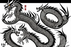haku dragon tattoo idea