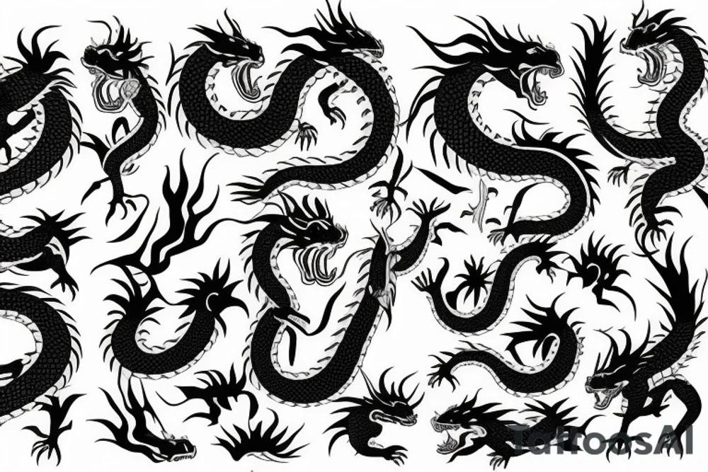 haku dragon tattoo idea