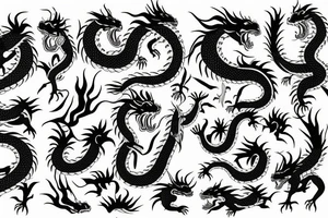 haku dragon tattoo idea