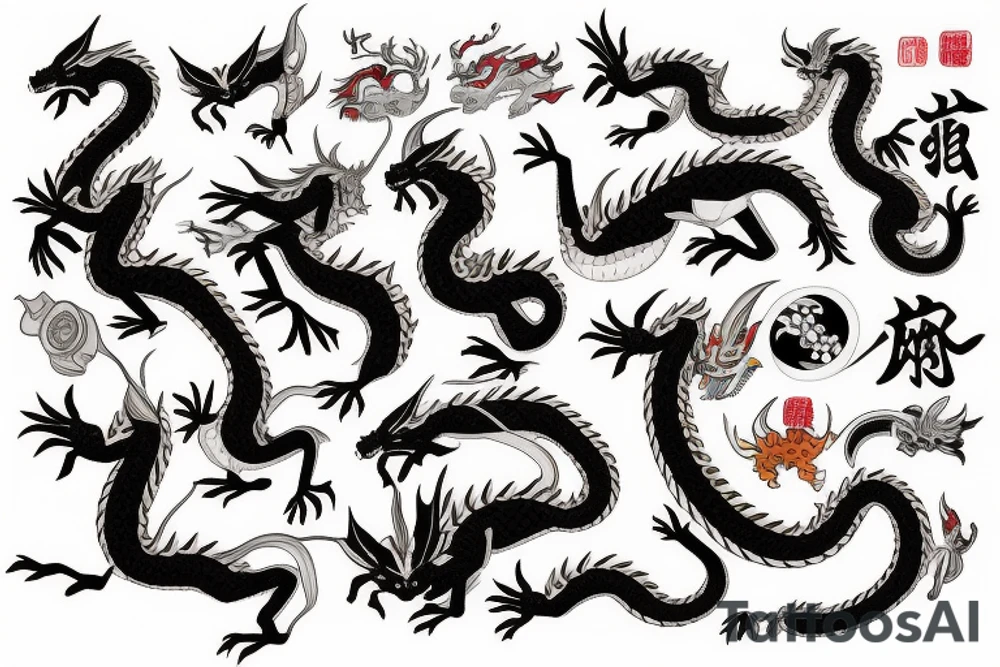 haku dragon tattoo idea