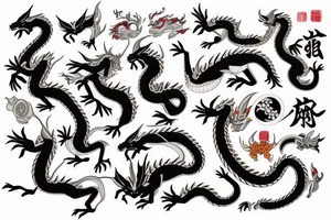 haku dragon tattoo idea