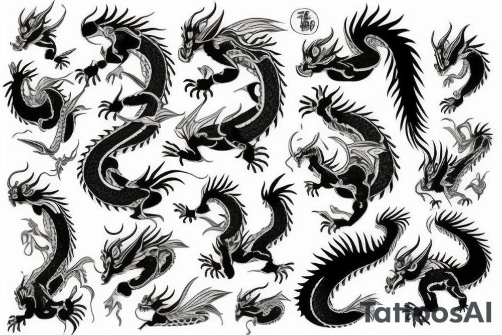 haku dragon tattoo idea