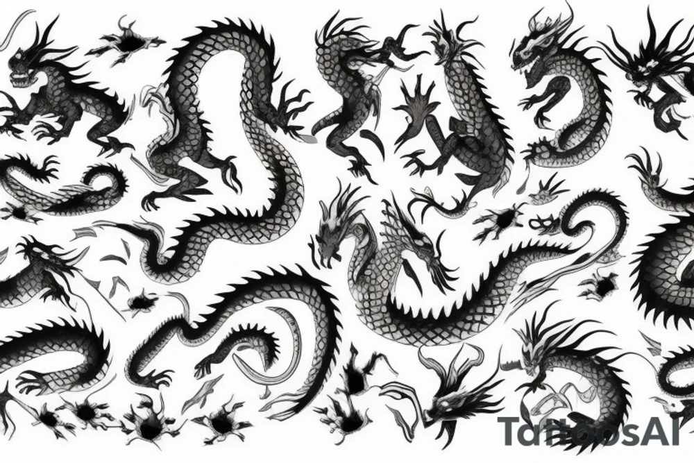 haku dragon tattoo idea