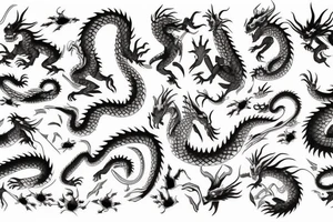 haku dragon tattoo idea