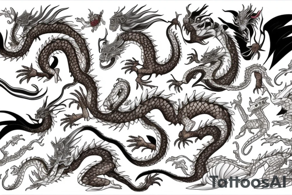 haku dragon tattoo idea
